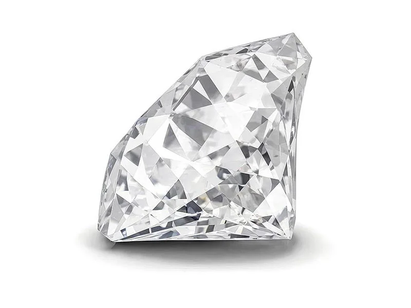 diamond on white background