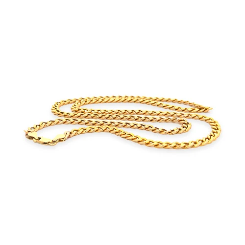 14K Cuban Link Hollow Chain