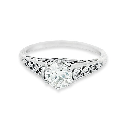 Platinum Edwardian Diamond Ring