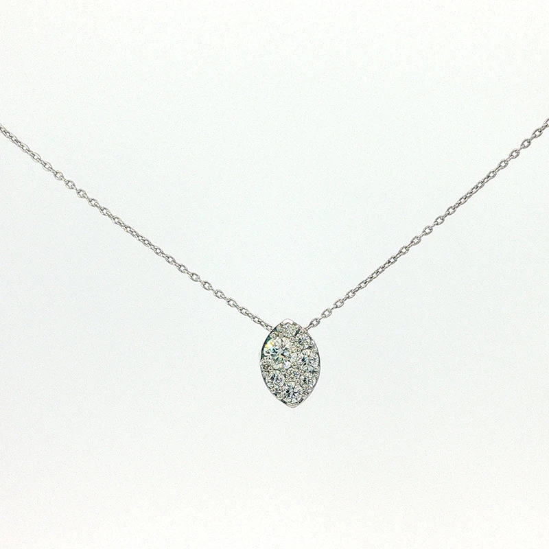 Hearts On Fire Tessa Diamond Pendant – 18K White Gold, 0.26 CTW